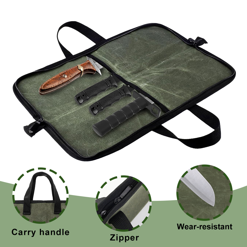 Torba na noże z woskowanego pł – Camping Cooking Rack recenzja i cena