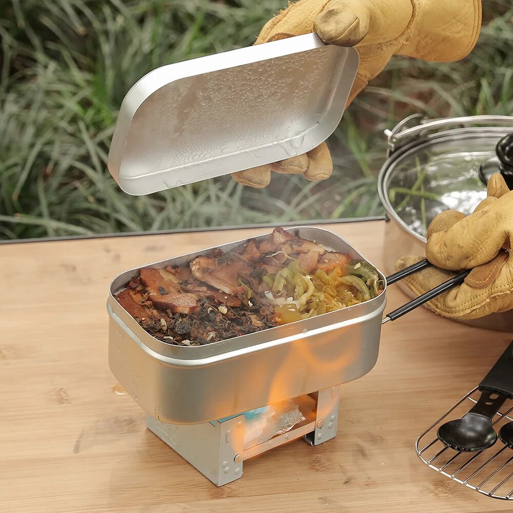 Pojemniki aluminiowe na lunch  – Camping Cooking And Eating recenzja i cena