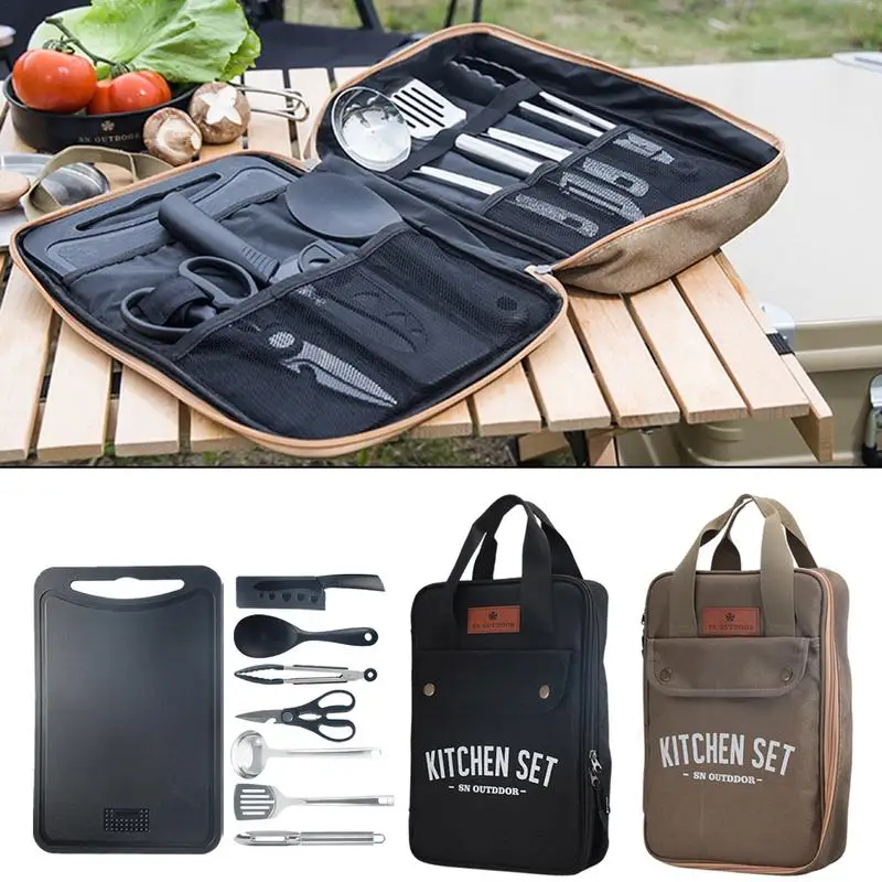 8-częściowy zestaw naczyń kuch – Camping Cooking Bundle recenzja i cena