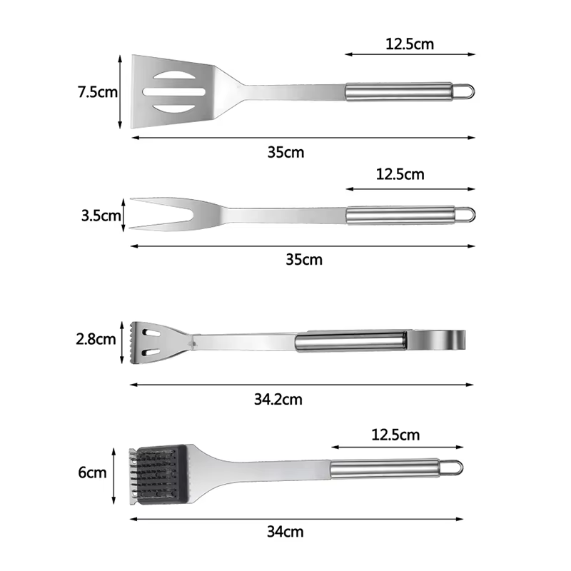 Zestaw przyborów do grilla ze  – Camping Cooking Utensil Bag recenzja i cena